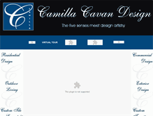 Tablet Screenshot of camillacavandesign.com